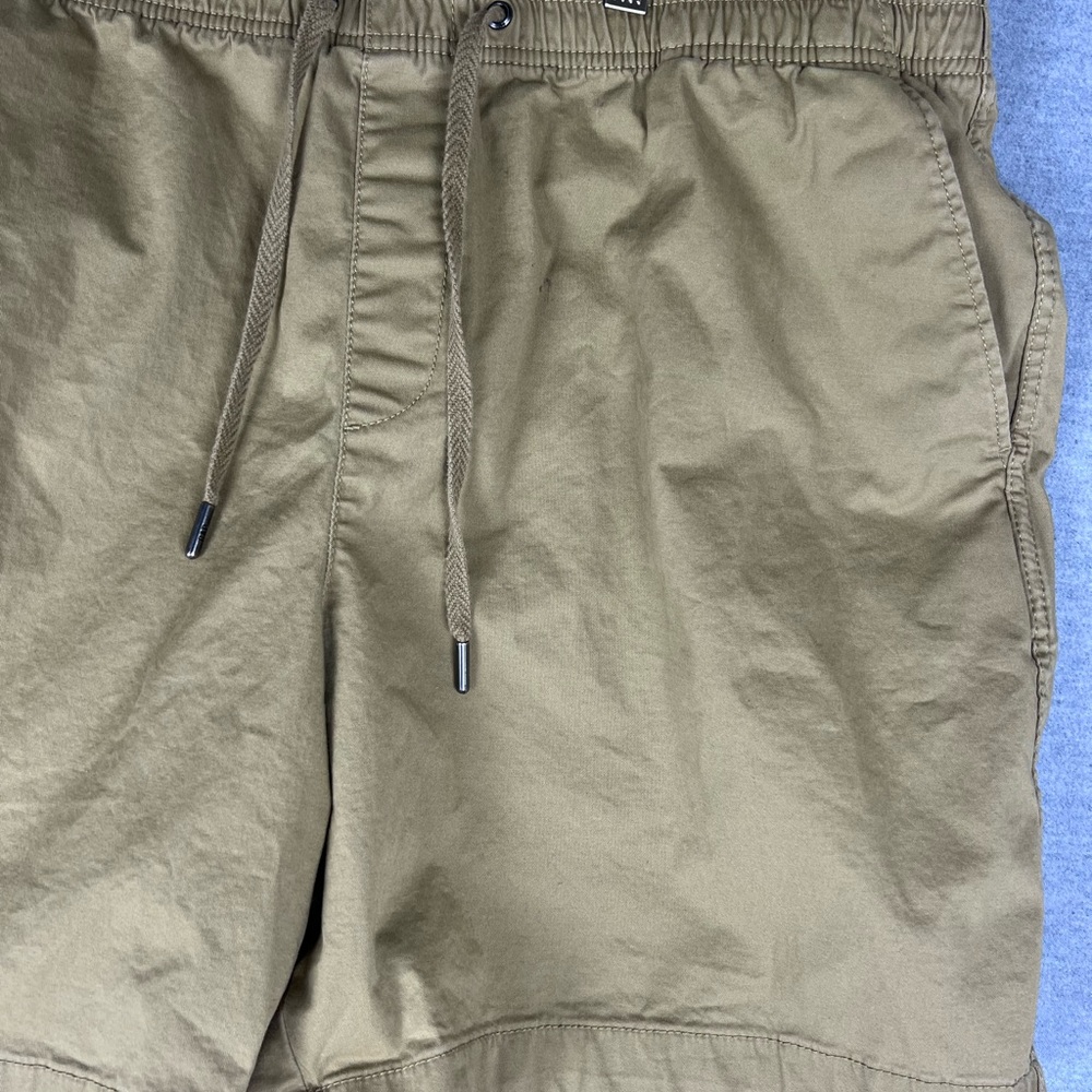 vintage GAP Shorts‎ Mens XXL Pull On Khaki Tan Chino Flat Front